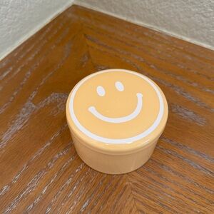 Smiley Face Ceramic Container